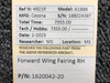 1620042-20 Cessna A188B Forward Wing Fairing RH