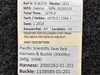 2000262-01-201, 1108585-01-201 Pacific Scientific Seat Belt, Harness, & Buckle