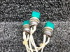 Piper Aircraft Parts 67422-005, 67422-006 Piper PA28R-201 Gear Light Indicator Set (Nose and Main) 