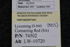 74502 (Alt: LW-10720) Lycoming O-540 Connecting Rod (NEW OLD STOCK) (SA)