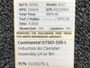 5155175-1 Continental GTSIO-520-L Induction Air Canister Assembly LH or RH