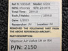 Wemac 2150 Wemac Air Valve LH or RH 