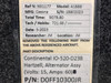 D0FF10300JR Continental IO-520-D23B Hartzell Alternator Assembly (15V, 60A)