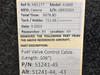 S1241-45 (Alt: S1241-44) Cessna A188B Fuel Valve Control Cable (Length: 106”)