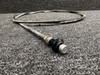 S1241-45 (Alt: S1241-44) Cessna A188B Fuel Valve Control Cable (Length: 106”)