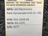 501-1033-03 Jet Electronics RG-227C Rate Gyroscope Unit (Volts: 26)