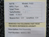 400052-001 Piper Aerostar PA60 Rod Assembly