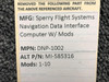 Sperry Flight DNP-1002 Sperry Flight Navigation Data Interface Computer With Mods 