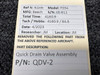 Beechcraft Parts QDV-2 Beechcraft F33A Quick Drain Valve Assembly 