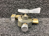 Piper Aircraft Parts 11383-003 (Alt: 492-016) Piper PA18 Cub Fuel Selector Valve Assembly with Handle 