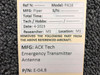 ACK Technologies E-04.8 ACK Tech Emergency Locator Transmitter Antenna 