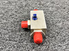 0513120-5, 0511157-14 Cessna 172C Fuel Selector Valve with Shaft & Handle (Core)