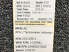 0511035-1 (Weu: C668020-0202) AC RPM Tachometer Indicator (Hours: 1014.43)