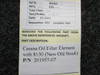 201957-07 Cessna Oil Filter Element with 8130-3 (New Old Stock)