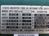 SPS-1307 KGS Electronics Static Inverter (28V Input, 115V Output)