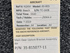 35-815077-11 Beechcraft 95-B55 Main Gear Up lock Bracket Assembly RH