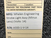 Whelen A500-1-V-14 Whelen Strobe Light Assembly (Minus Lens, Volts: 14) 