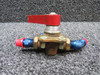Piper Aircraft Parts 491-947 Piper PA28-180 Fuel Selector Valve Unit 