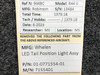 01-0771554-01 Whelen 7155401 LED Tail Position Light Assembly
