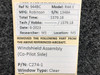 C274-1 Robinson R44II Co-Pilot Side Windshield Assembly (Clear)