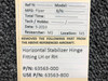 63563-000 Piper Horizontal Stabilizer Hinge Fitting LH or RH (NOS)
