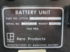500012-02 Aero Products Battery Unit