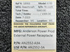 AN2552-A3A (Use: AN2552-3A) Anderson Power Products External Power Receptacle