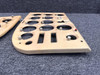 0513445-13, 0513445-36 Cessna 172N Instrument Shock Panel Cover LH and RH