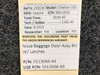 5513066-44 (Use: 5513066-90) Citation 550 Nose Baggage Door RH with Latches
