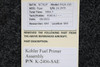 K-2406-SAE Kohler Fuel Primer Assembly