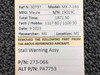 273-066 (Alt: PA7753) Maule MX-7-160 Stall Warning Assembly