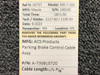 A-730BL0720 ACS Products Parking Brake Control Cable Assembly (Length: 29-5/8”)