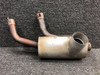 5258B Lycoming O-320-B2D Exhaust Muffler Assembly LH with Shroud and Probe Hole