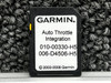 Garmin 010-00330-H5 Garmin Autothrottle Integration Data Card (Applicable Years: 03-08) 