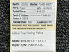 Piper Aircraft Parts 82829/12C112-3-3 (Alt: PS60053-02) Piper PA46-600TP Inline Fuel Swing Valve 