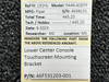 Piper Aircraft Parts 46F531203-001 Piper PA46-600TP Lower Center Console Touchscreen Mounting Bracket 