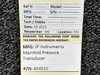 JP Instruments 604010 JP Instruments Manifold Pressure Transducer (Range: 0-60) 