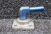 620046-501, AN842 Aerostar 601P Fuel Shutoff Gate Valve Fitting Assembly (Elbow)