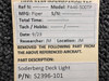 S2396-101 Piper PA46-500TP Soderberg Deck Light