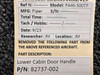 82737-002 Piper PA46-500TP Lower Cabin Door Handle