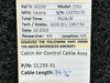 S1239-31 Cessna 150J Cabin Air Control Cable Assembly (Length: 34-1/2”)