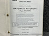 D4552-13 Cessna 200A Navomatic Autopilot Service, Parts Manual (Year: 1973)