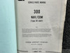 D4555-13 Cessna 300 Navigation, Communication Service, Parts Manual (Year: 1975)