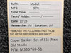 MS35769-51 Copper Gasket (Set of 11) (New Old Stock)