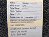 587-640 Piper Amphenol Strainer Relief (New Old Stock)