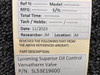 SL53E19600 Lycoming Superior Oil Control Vernatherm Valve