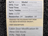760-729 Piper Cabin Door Modification Kit (New Old Stock)