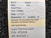 8T301B (Alt: AN5540-2) Lewis Thermocouple