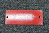 96-534042-3 Beechcraft Emergency Exit Placard Set of 2 (New Old Stock)