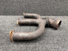 2254003-3 Lycoming O-540-J3C5D Exhaust Stack Assembly LH with Riser, Probe Holes